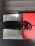 Salvatore Ferragamo菲拉格慕 男士牛皮 可調節(jié)腰帶 黑色 679535 644557 115 七夕禮物 曬單實拍圖