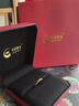 中國黃金（CHINA GOLD）古法素圈黃金戒指女士足金情侶對戒求婚七夕情人節禮物送女友老婆 古法素圈戒指約0.5g【甄選禮盒】 14#圈口 曬單實(shí)拍圖