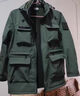 勞拉格慕戶外暗夜迷彩服男套裝秋冬季加絨軟殼戰(zhàn)術(shù)沖鋒衣軍迷夾克外套 綠色套裝 2XL 曬單實拍圖