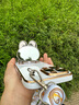 兔子適用蘋:果15手機(jī)保護(hù)殼補(bǔ)妝鏡支架6PLus新款iPhoneXs可愛13 直邊電鍍-亮金-【兔比兔鏡子支架】打孔+G21時(shí)鐘 iPhone:15:Pro 曬單實(shí)拍圖