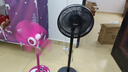 美的（Midea） 電風(fēng)扇 家用風(fēng)扇7葉落地扇立式輕音節(jié)能大風(fēng)量電扇臺(tái)扇迷你扇臺(tái)立兩用轉(zhuǎn)頁扇空氣循環(huán)扇安靜低音 【臺(tái)立兩用丨7葉勁風(fēng) 】SAF30AB 家用落地扇 曬單實(shí)拍圖