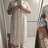 衣百壹（yIBAIyI）孕婦裝夏季中國風(fēng)連衣裙甜美淑女夏季大碼連衣裙雪紡孕婦裙子 夏季連衣裙 2XL 曬單實(shí)拍圖
