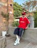 阿迪達(dá)斯 （adidas）經(jīng)典三條紋運(yùn)動(dòng)過膝短褲男夏adidas Originals阿迪達(dá)斯三葉草 黑色/白 XL 曬單實(shí)拍圖