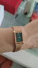 西鐵城（CITIZEN）手表 Juicy Tint系列石英不銹鋼表帶時(shí)尚簡(jiǎn)約女表 EJ6123-81W 復(fù)古綠方盤(pán) 曬單實(shí)拍圖