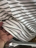 久歲伴兒童睡衣男童夏季家居服中大童短袖短褲可外穿夏季薄款透氣套裝 灰白條紋 170 /身高160-172體重105-120斤 曬單實拍圖