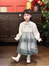 Smartiden國際品牌女小童秋季小香風(fēng)花邊連衣裙2025新款小女孩甜美洋氣網(wǎng)紗 圖色 110 cm 曬單實(shí)拍圖