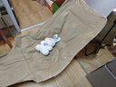 躺椅2025新款坐睡兩用舒服久坐折疊午睡椅辦公室小型帶靠背折疊床 【全椅充棉】沙漠黃-一秒變床 曬單實(shí)拍圖