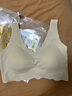 莫代爾小胸內衣女聚攏顯大加厚美背運動(dòng)無(wú)痕背心式文胸無(wú)鋼圈冰絲胸罩夏 膚色 L 3CM加厚墊 101-118斤 曬單實(shí)拍圖