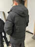 波司登（BOSIDENG）【反季】羽絨服新國標90絨男短款新升級版型高包容連帽保暖外套 黑色8056 M 175/96A 曬單實拍圖