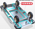 【全網(wǎng)爆款】鋼板小推車(chē)拉貨手推車(chē)搬運平板車(chē)便攜拖車(chē)折疊手拉車(chē) 鋼板90*60重型【5寸TPR靜音輪】 曬單實(shí)拍圖