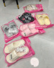 潔麗雅6雙裝踩屎感拖鞋女家居家用待客浴室防滑防臭軟底情侶涼拖鞋男款 六色各1雙 38-39 女【3雙】+40-41男【3雙】 曬單實拍圖