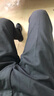 HAIPAIHAOYU西褲男商務(wù)正裝修身長(zhǎng)褲子免燙抗皺中腰通勤工作褲男褲直筒褲 黑色西褲 31 曬單實(shí)拍圖