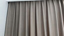 京東京造黑膠淺灰窗簾 99%全遮光窗簾布飄窗臥室遮陽簾掛鉤式 寬1.5*高2米 曬單實(shí)拍圖