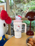 Hello Kitty冰霸杯大容量保溫杯女生日禮物316不銹鋼車載吸管杯保冷夏季水杯 H-hellokitty700ml（禮盒裝） 曬單實(shí)拍圖
