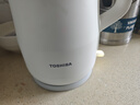 東芝（TOSHIBA）水物語(yǔ)安全傾倒防側(cè)漏水壺防燙燒水壺電熱水壺316L不銹鋼1.5升大容量 KT-15DRSC 曬單實(shí)拍圖