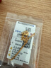 周六福（ZLF）  黃金耳飾女款足金5G金時(shí)尚雪花耳釘浪漫仙雪 計價(jià) 0.97g 曬單實(shí)拍圖