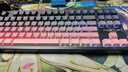 邁從（MCHOSE）K87S/G87旋鈕無(wú)線機(jī)械鍵盤電競(jìng)游戲客制化有線/藍(lán)牙三模gasket結(jié)構(gòu)全鍵熱插拔辦公 G87 黑莓粉漸變側(cè)刻 熾焰軸 曬單實(shí)拍圖
