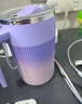 米小舒電動(dòng)攪拌杯磁力全自動(dòng)充電咖啡杯便攜豆奶粉豆?jié){316不銹鋼水杯 曬單實(shí)拍圖
