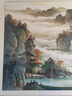 漢傲名家純手繪山水畫國畫客廳裝飾畫沙發(fā)背景墻畫壁畫會議辦公室掛畫 源遠(yuǎn)流長 紅木色框 裝裱含實(shí)木框 279*119cm 曬單實(shí)拍圖