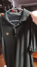 Fred Perry男士POLO衫2025夏季休閑麥穗重磅短袖多彩T恤M6000 GRH/深綠色 M 曬單實(shí)拍圖