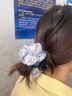 柏詩(shī)琳藍色水墨風(fēng)花朵低丸子頭抓夾女高端2025新款盤(pán)發(fā)夾發(fā)卡氣質(zhì)馬尾夾 水墨丸子頭夾子 曬單實(shí)拍圖