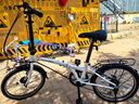 大行（DAHON）HAT061折疊自行車(chē)20英寸6速成人男女通勤休閑變速單車(chē) 白色 曬單實(shí)拍圖