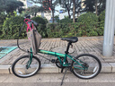 大行（DAHON）D6折疊自行車20英寸6速入門級折疊車成人學生通勤休閑單車KBC061 墨綠色 曬單實拍圖