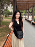 viney羊皮編織包包女包品牌斜挎包水桶包生日禮物送女友老婆 【黑色】高級感實(shí)用單肩包 輕奢時(shí)尚百搭休閑手提包 曬單實(shí)拍圖