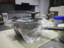 OOU不粘鍋炒鍋平底煎炒鍋多功能家用【鈦輕鍋】燃?xì)怆姶艩t適用32CM 曬單實(shí)拍圖