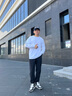李寧運(yùn)動(dòng)長褲男子2025秋冬加絨保暖簡單休閑褲AYKV727 曬單實(shí)拍圖