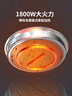 利仁（Liven）小鋼人不銹鋼電餅鐺家用0涂層38mm加深1800W雙面加熱電餅檔烙餅專用鍋無(wú)涂層電煎鍋早餐機(jī)LR-B3097 曬單實(shí)拍圖