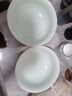 景德鎮（jdz）官方陶瓷影青瓷餐具無(wú)鉛純色碗盤(pán)組合搬家喬遷禮物家用搬家禮物 流影7英寸面碗（兩只裝） 曬單實(shí)拍圖