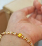 禮意久久黃金蓮花手鏈女生日禮物女生七夕情人節(jié)禮物七夕禮物送女友老婆 曬單實拍圖