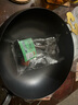 古臻匠大肚鐵鍋炒鍋家用不沾炒菜鍋無涂層電磁爐燃?xì)馊?有耳28cm 曬單實(shí)拍圖
