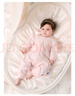 babycare純棉長袖中開爬服滿月新生兒連體衣2024秋裝哈衣 星云粉 【僅爬服】 80cm 曬單實(shí)拍圖