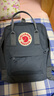FJALLRAVEN北極狐雙肩包女休閑大容量背包書包23561-031石墨黑7L 七夕 曬單實拍圖