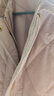 森馬（Semir）棉服女冬季中長(cháng)款輕薄寬松拼接燈芯絨翻領(lǐng)插肩袖棉衣101724112007 曬單實(shí)拍圖
