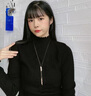 Jay新款毛衣鏈大氣高檔長款項(xiàng)鏈吊墜女款配飾衣服掛飾媽媽禮物 【品牌禮盒】金色 曬單實(shí)拍圖