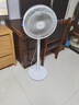 美的（Midea）電風(fēng)扇家用7葉落地扇搖頭電風(fēng)扇循臥室宿舍輕音風(fēng)扇臺式桌面小型風(fēng)扇臺地兩用升級款 白色丨7葉臺地兩用 曬單實(shí)拍圖