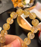 侗秘天然金發(fā)晶原石手串女巴西鈦晶招財手鏈男女同款送老婆七夕禮物 10mm巴西金發(fā)晶【珍藏級】 曬單實拍圖