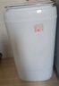 志高【熱銷(xiāo)Top1】脫水機單甩干脫水機干桶甩干機小型迷你家用甩干桶出租房宿舍大容量脫水桶烘干 8.6KG 力薦【不銹鋼桶加厚款】 曬單實(shí)拍圖