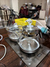 容聲（RONGSHENG）全自動(dòng)上水電熱水壺泡茶專用茶臺(tái)燒水壺?zé)蟛杩販匾惑w機(jī)功夫茶具套裝316不銹鋼電熱水壺?zé)?0.8L 316鋼|高低水位感應(yīng)(37*20咖 曬單實(shí)拍圖