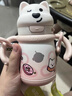 babycare西高地保溫杯學(xué)飲兒童寶寶學(xué)生上學(xué)水壺吸管直飲杯外出6月+-小粉 曬單實(shí)拍圖