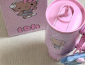 野獸派家居（tbh）三麗鷗Hello Kitty巨無(wú)霸保溫吸管杯水杯不銹鋼保冷杯禮物 巨無(wú)霸保溫吸管杯 粉色豹紋 1200ml 含mini收納包掛件 曬單實(shí)拍圖