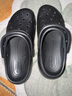 crocs卡駱馳貝雅云彩女士洞洞鞋|208186 黑色-001 37/38(240mm) 曬單實(shí)拍圖