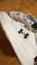 安德瑪（Under Armour）春季兒童防滑跑步鞋男女大童舒適耐磨運動鞋2511106 白色 34 曬單實拍圖