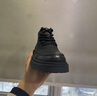 奧康（Aokang）復古馬丁靴男高幫鞋子男士黑色機車(chē)靴2025新款秋季厚底英倫風(fēng)皮靴 黑色 41 曬單實(shí)拍圖