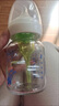 布朗博士玻璃奶瓶 0-3月初生嬰兒防脹氣防嗆 寬口徑奶瓶150ml 小象 曬單實(shí)拍圖