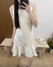 VEROMODA短外套25季新款亮片短款小香風(fēng)攝政千金外套3251J9001 蜜乳白色 165/84A/M 曬單實(shí)拍圖
