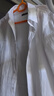羅蒙兒童短袖白色襯衫春夏新款男童女童襯衣校園服飾演出上衣 白色150 曬單實(shí)拍圖